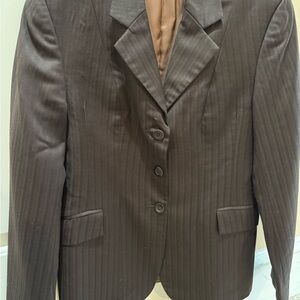 Equestrian show coat by Marigold Equestrians ladies 10 brown
